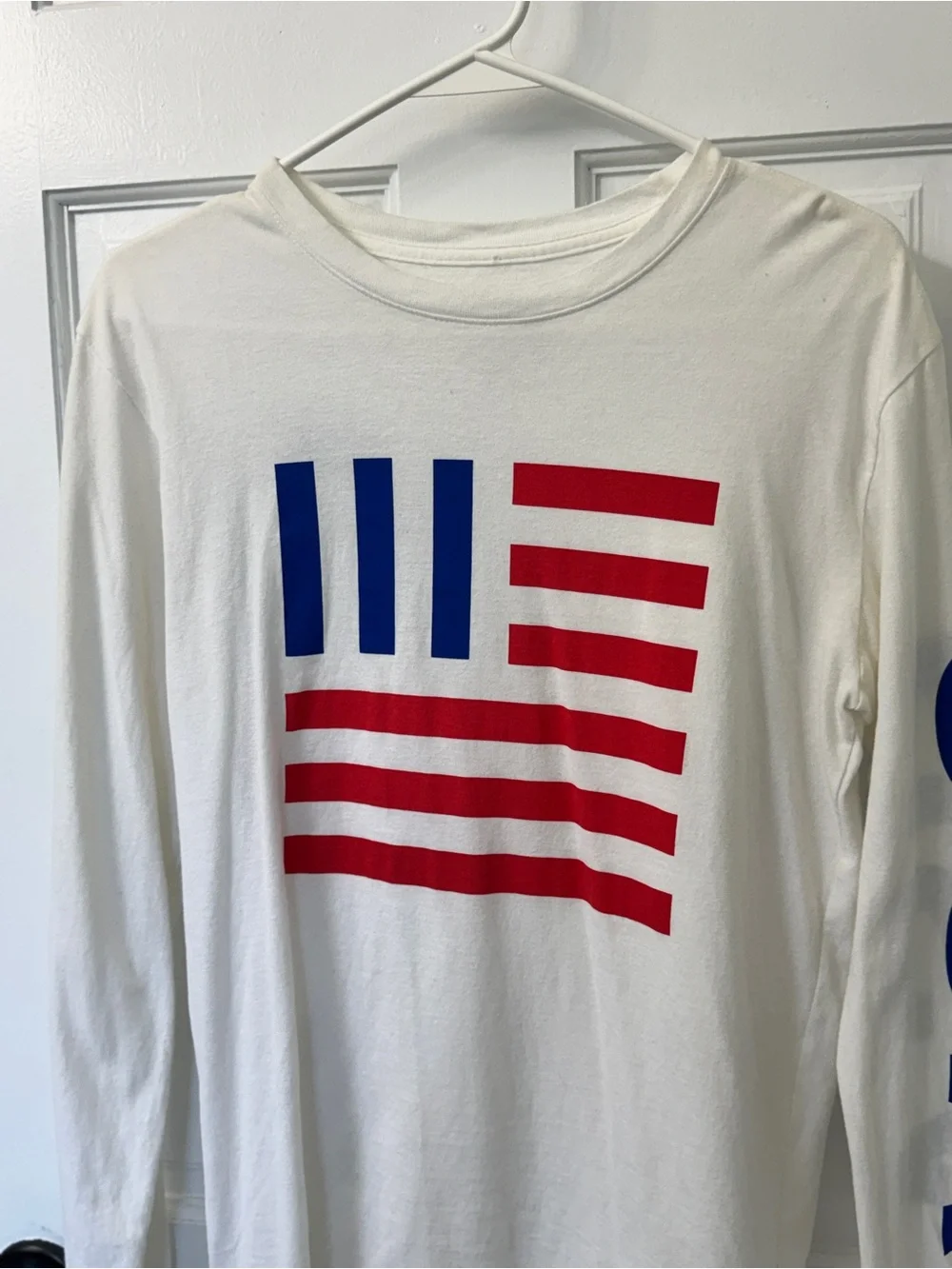 The North Face USA American Flag Long Sleeve Graphic T-shirt Men’s Small